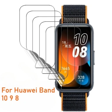 Phim Hydrogel Mềm 9 Miếng Dán Bảo Vệ Màn Hình Huawei Honor Band 10-9-8-7-6 (Không Kính)