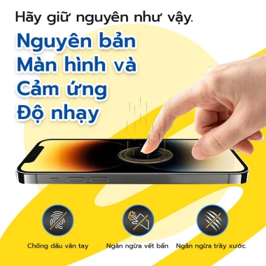 Phim Kính Cường Lực OSGEER HD iPhone 11‑17 – Chống Cháy, Toàn Màn, Bảo Mật, Lắp Đặt Không Bụi 4
