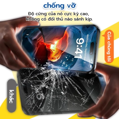 Phim Kính Cường Lực OSGEER HD iPhone 11‑17 – Chống Cháy, Toàn Màn, Bảo Mật, Lắp Đặt Không Bụi 8