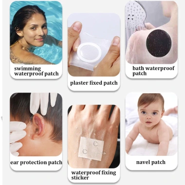 Phim PU Tắm Chống Thấm, Dính Vết Thương, Mặc Băng Y Tế, Băng Cuộn Thoáng Khí - 40.920₫ 3