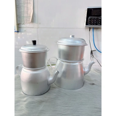 Phin Ấm Café Nhôm Nhỏ-Lớn - Bình Ủ Cà Phê Sáng Bóng Kiểu Mới Mta-Mart2 Giá Ưu Đãi 179k