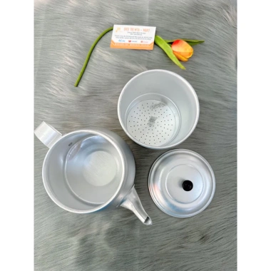 Phin Ấm Café Nhôm Nhỏ-Lớn - Bình Ủ Cà Phê Sáng Bóng Kiểu Mới Mta-Mart2 Giá Ưu Đãi 179k