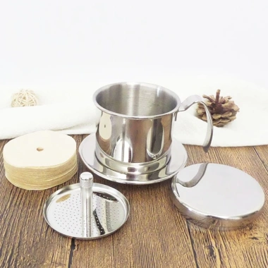 Phin Cà Phê Inox Vilahome Lưới Lọc 1mm, Núm Xoáy Nén Chắc Chắn, Giá 53.460đ
