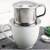 Phin Cà Phê Inox Vilahome - Lưới lọc 1mm, núm xoáy nén chắc, pha cafe rang xay 4