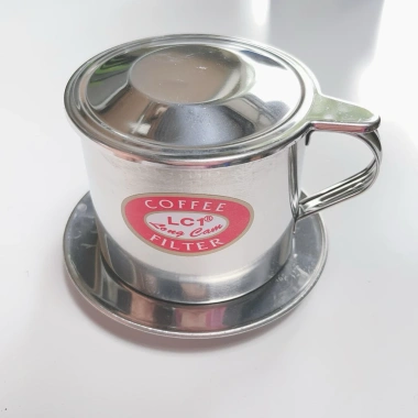 Phin Cà Phê Inox Vilahome - Lưới lọc 1mm, núm xoáy nén chắc, pha cafe rang xay 6