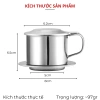 Phin Cà Phê Inox Vilahome - Lưới lọc 1mm, núm xoáy nén chắc, pha cafe rang xay 10
