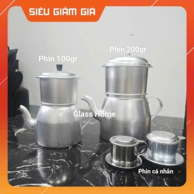 Phin cafe nhôm 100-200g - Lớn, chịu nhiệt, thích hợp quán cà phê - Giá 14.700đ