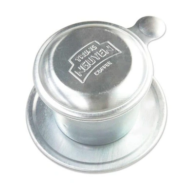 Phin cafe nhôm 100% nguyên chất – Dụng cụ lọc cafe nhôm trắng an toàn, giữ vị đậm đà, giá chỉ 10.5k