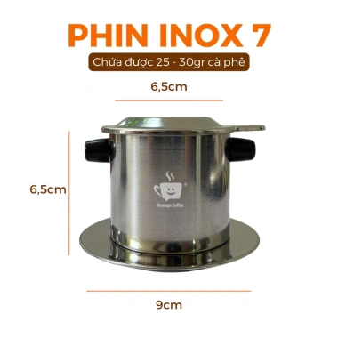 Phin Inox Cà Phê Cao Cấp Message Coffee – Kích Thước Chuẩn, Bền Đẹp, An Toàn Vệ Sinh, Giá 32.000₫