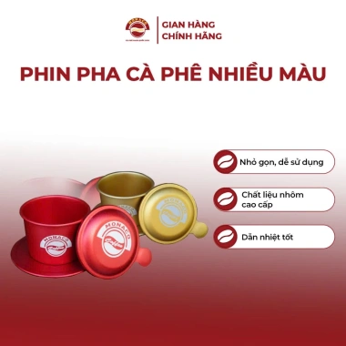 Phin Pha Cà Phê Nhôm Dày Cao Cấp Monaco - Dẫn Nhiệt, Giữ Hương Vị, Giá 79.000đ