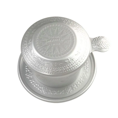 Phin pha cà phê Trung Nguyên hoa văn Trống Đồng nhôm cao cấp, giá ưu đãi 14.000₫ 2