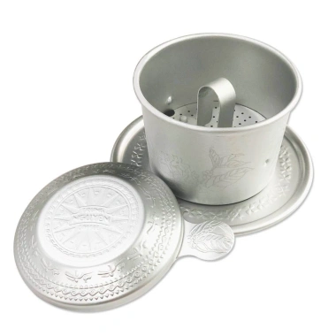 Phin pha cà phê Trung Nguyên hoa văn Trống Đồng nhôm cao cấp, giá ưu đãi 14.000₫ 3
