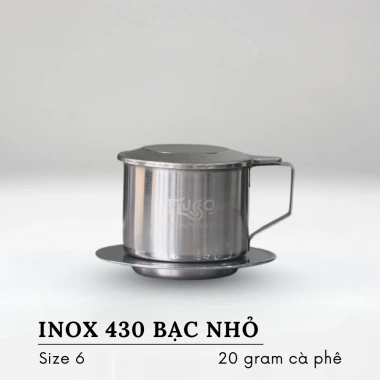 Phin pha cà phê Trung Nguyên hoa văn Trống Đồng nhôm cao cấp, giá ưu đãi 14.000₫ 8