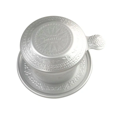 Phin pha cà phê Trung Nguyên hoa văn Trống Đồng nhôm cao cấp, giá ưu đãi 14.000₫ 10