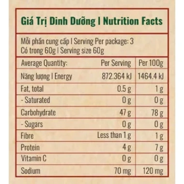 Phở Gạo Trắng Hữu Cơ 180g Viêt Haus - USDA & EU Organic, Giá 59,000₫ 8