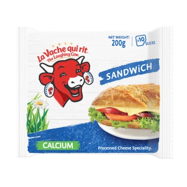 Phô mai Lát Con Bò Cười Sandwich 32c 200g - Bò thơm ngon, giảm giá 17% chỉ 65.142 VND 3