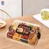 Phô Mai Tre 6 Ngăn - Giá Đỡ Máy Chủ, Hộp Đĩa Charcuterie Cho Đám Cưới, Cắm Trại 6