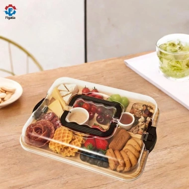 Phô Mai Tre 6 Ngăn - Giá Đỡ Máy Chủ, Hộp Đĩa Charcuterie Cho Đám Cưới, Cắm Trại 6