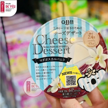 Phô mai tươi trái cây QBB Nhật Bản cho bé - giảm giá đặc biệt 109.900đ