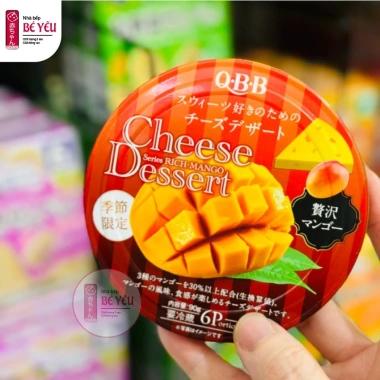 Phô mai tươi trái cây QBB Nhật Bản cho bé - giảm giá đặc biệt 109.900đ