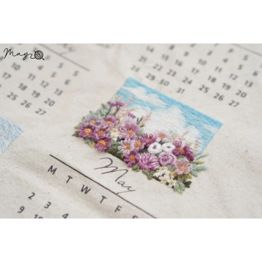 Phôi lịch in vải thô mộc 2.025-2.026 Giá ưu đãi 59.000₫ cao cấp thiết kế tinh tế 3