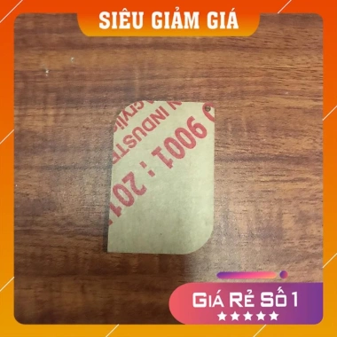 Phôi móc khóa mica Đài Loan đục sẵn lỗ trong đẹp, bảo hành trả lại, 10c 14.300₫ 5