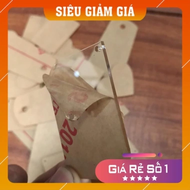 Phôi móc khóa mica Đài Loan đục sẵn lỗ trong đẹp, bảo hành trả lại, 10c 14.300₫ 7