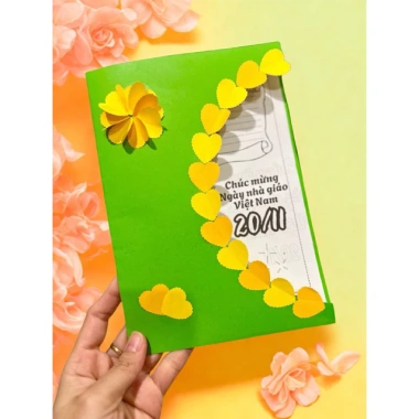Phôi nguyên liệu thiệp tặng mẹ, thầy cô 20/11, 20/10, 8/3 - Giá ưu đãi 35.000đ