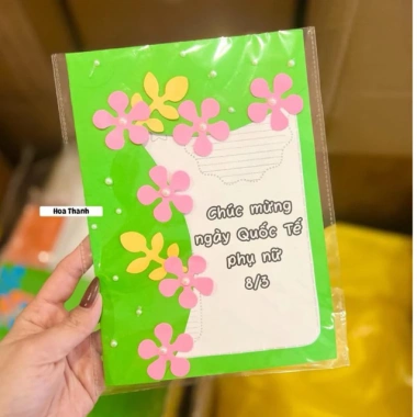 Phôi nguyên liệu thiệp tặng mẹ, thầy cô 20/11, 20/10, 8/3 - Giá ưu đãi 35.000đ