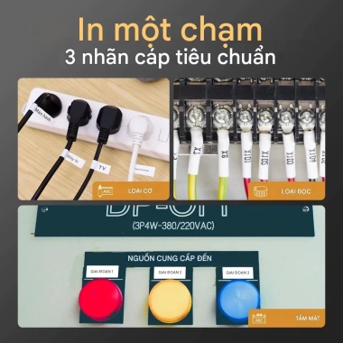Phomemo E1.000 Pro - Máy tạo nhãn bàn phím đa năng, kèm băng, giảm giá 913k 3