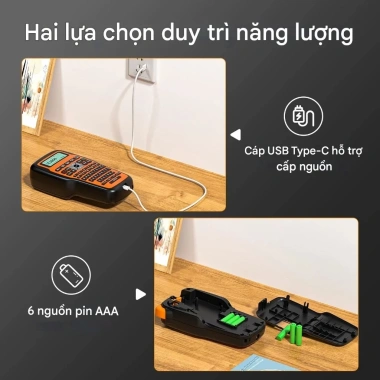 Phomemo E1.000 Pro - Máy tạo nhãn bàn phím đa năng, kèm băng, giảm giá 913k 4