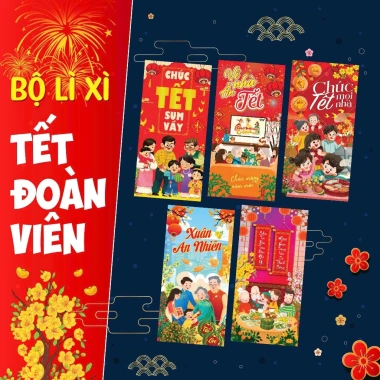 Phong Bao Lì Xì Đỏ Dễ Thương 2.026 Bính Ngọ - Set 50/100/200 Giấy C150 Giá 29.000 VND 4