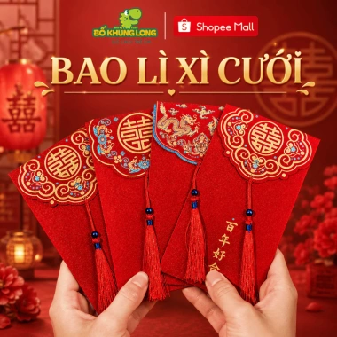 Phong Bao Lì Xì Trao Duyên 2.025 Lì Xì Báo Hỷ Năm Mới Tua Rua Đỏ Giá 4.000₫