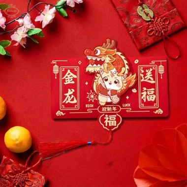 Phong Bì Hongbao Rồng Trung Quốc 2.024 Màu Đỏ - Quà Sinh Nhật Độc Đáo Giá 55.000₫ 7