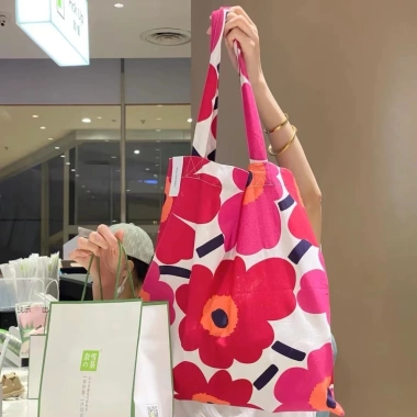 Phong Cách Nhật Bản Phần Lan Marimekko Túi Vải Nữ Gập Lại Thân Thiện Môi Trường Túi Du Lịch Giá Ưu Đãi 234.928 VND