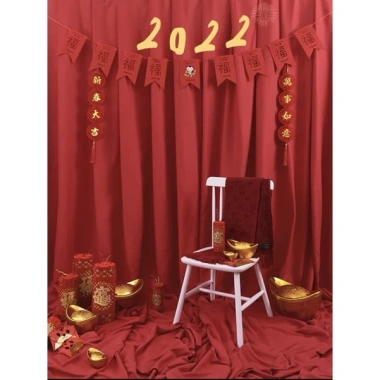 Phông chụp ảnh vải đỏ Tết Noel 2.024 - Tặng móc treo, Giá ưu đãi 145.000đ 5