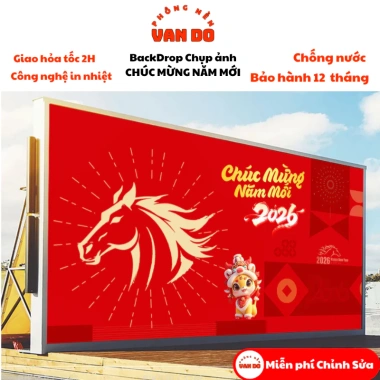 Phông nền chụp ảnh Chúc Mừng Năm Mới cỡ lớn - Nhiều size, bạt ngoài trời chống nước, giá ưu đãi 160k 9 Phông nền chụp ảnh Chúc Mừng Năm Mới cỡ lớn - Nhiều size, bạt ngoài trời chống nước, giá ưu đãi 160k 9