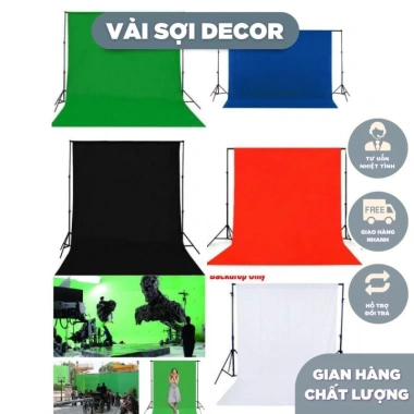 Phông nền chụp ảnh đa màu, background đen 3m x 3,2m - Giá chỉ 205.000 VNĐ