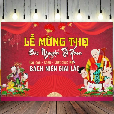 Phông nền chụp ảnh lễ mừng thọ cỡ lớn Bạt Hiflex đa kích thước, giá chỉ 200.000₫ 8 Phông nền chụp ảnh lễ mừng thọ cỡ lớn Bạt Hiflex đa kích thước, giá chỉ 200.000₫ 8