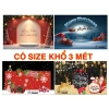 Phông nền chụp ảnh Noel cỡ lớn in bạt ngoài trời - Decor Merry Christmas đa kích thước, giá chỉ 70.000đ