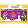 Phông nền chụp ảnh Noel cỡ lớn in bạt ngoài trời - Decor Merry Christmas đa kích thước, giá chỉ 70.000đ 3