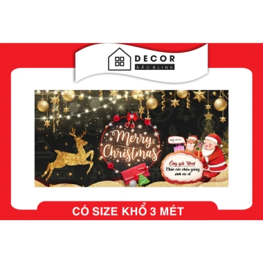 Phông nền chụp ảnh Noel cỡ lớn in bạt ngoài trời - Decor Merry Christmas đa kích thước, giá chỉ 70.000đ 4 Phông nền chụp ảnh Noel cỡ lớn in bạt ngoài trời - Decor Merry Christmas đa kích thước, giá chỉ 70.000đ 4