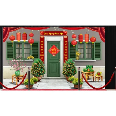 Phông nền chụp ảnh Tết cỡ lớn đa dạng size, tùy chỉnh kích thước - Giá ưu đãi 80.000₫, mua ngay