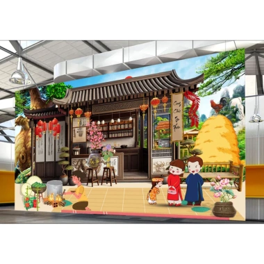 Phông nền chụp ảnh Tết cỡ lớn đa dạng size, tùy chỉnh kích thước - Giá ưu đãi 80.000₫, mua ngay