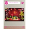 Phông nền chụp ảnh Tết HAFU HOUSE - Trang trí tiểu cảnh 01-14, giá ưu đãi 133.000₫ 4