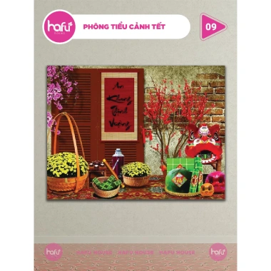 Phông nền chụp ảnh Tết HAFU HOUSE - Trang trí tiểu cảnh 01-14, giá ưu đãi 133.000₫ 9 Phông nền chụp ảnh Tết HAFU HOUSE - Trang trí tiểu cảnh 01-14, giá ưu đãi 133.000₫ 9