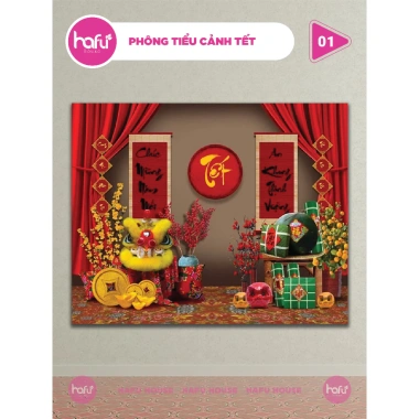 Phông nền chụp ảnh Tết HAFU HOUSE - Trang trí tiểu cảnh 01-14, giá ưu đãi 133.000₫ 10 Phông nền chụp ảnh Tết HAFU HOUSE - Trang trí tiểu cảnh 01-14, giá ưu đãi 133.000₫ 10