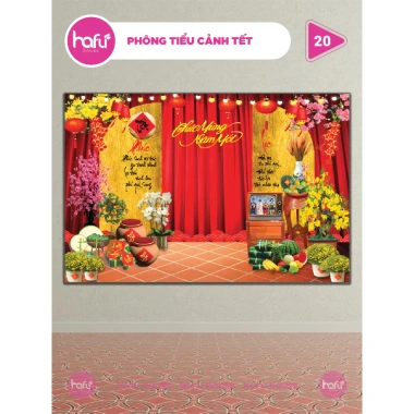 Phông nền chụp ảnh Tết và tranh tiểu cảnh HAFU HOUSE 15-28 - Giá 133.000₫