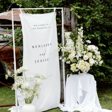 Phông Nền Chụp Ảnh Wedding Đám Cưới - Decor Lễ Đính Hôn Giá Ưu Đãi 240k - MON DECOR