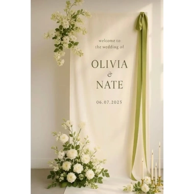 Phông Nền Chụp Ảnh Wedding Đám Cưới - Decor Lễ Đính Hôn Giá Ưu Đãi 240k - MON DECOR